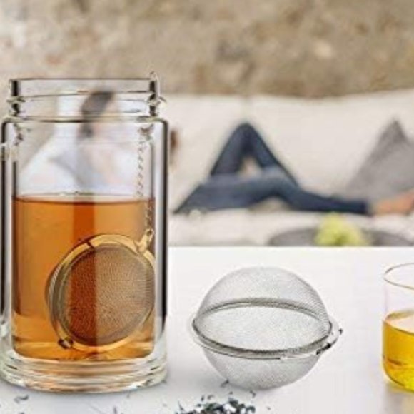 3/$12 NWOT 2 pcs Stainless Steel Mesh Tea Ball - Picture 7 of 8